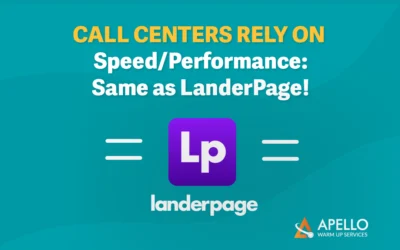 Call Centers Rely on Speed/Performance: Same as LanderPage!